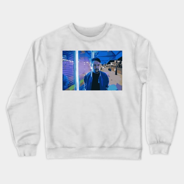 Outrun Indie Crewneck Sweatshirt by walkdemonic